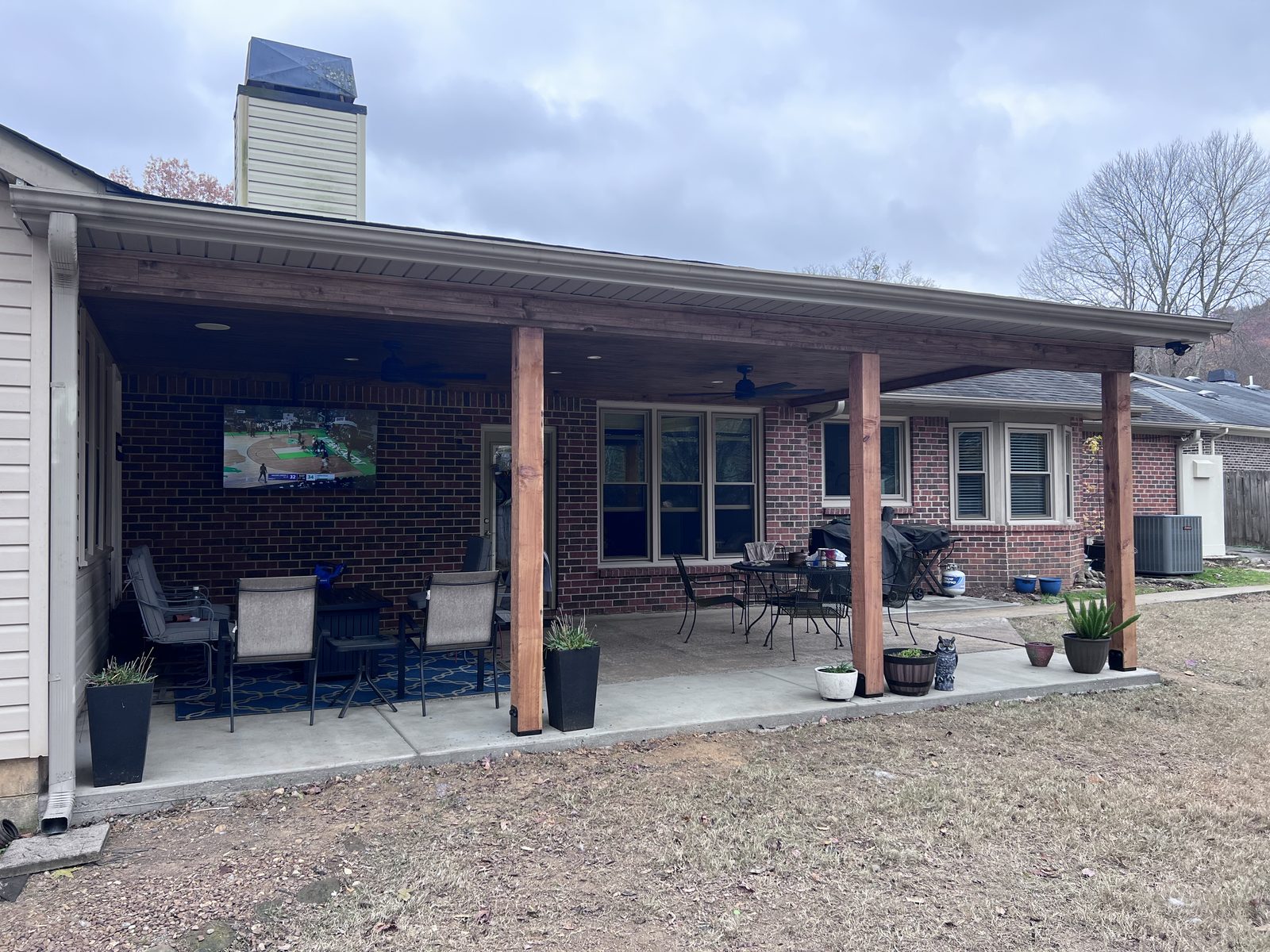 Patio extension project Huntsville AL